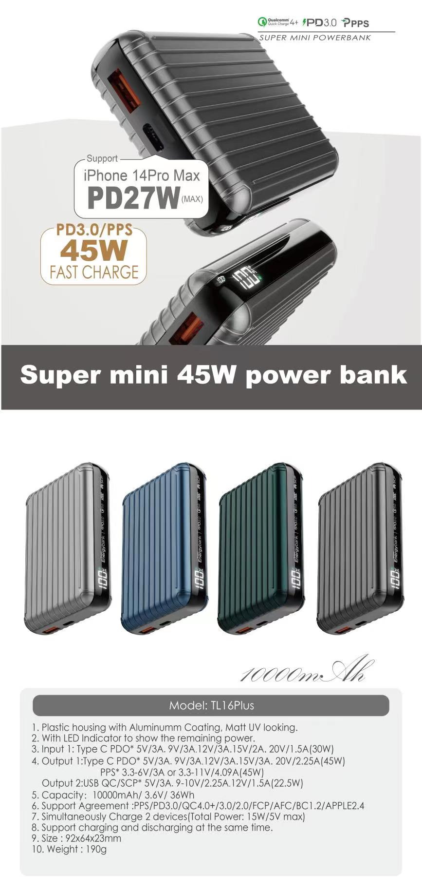 Super Mini 45W Power Bank